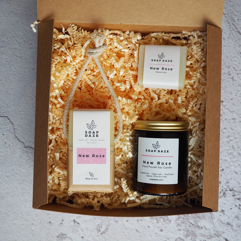 Gift Set - Candle & Soaps Set - Multiple Options